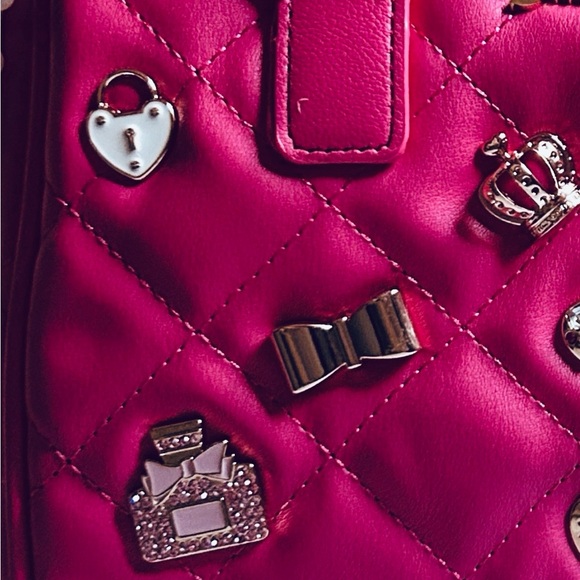 💋Juicy Couture Girls Only Satchel Handbag Hot Pink NWT - Picture 12 of 14